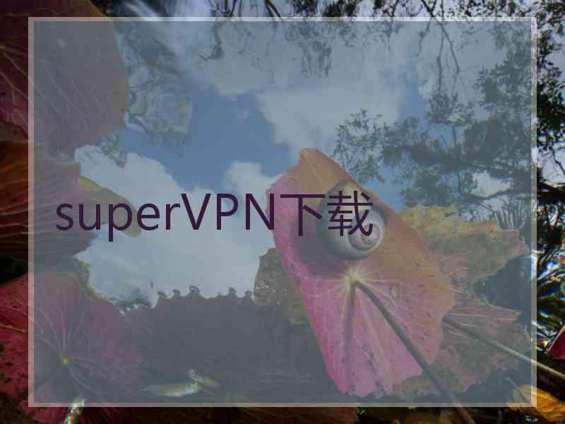 superVРN下载