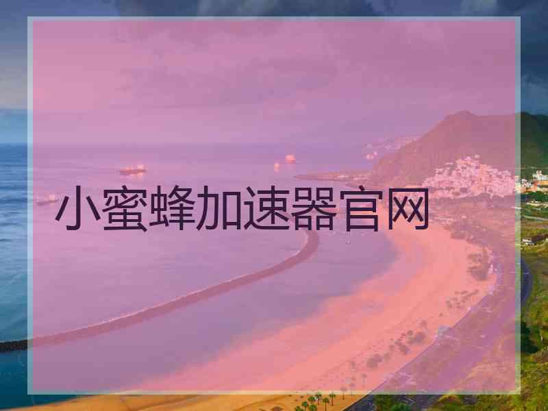 小蜜蜂加速器官网