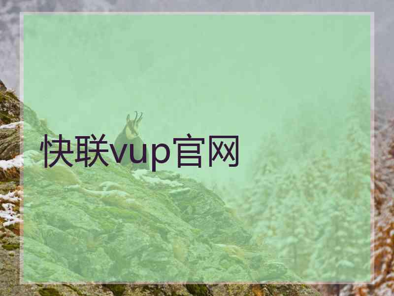 快联vup官网