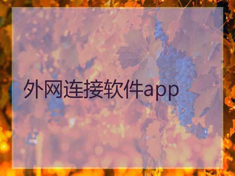 外网连接软件app