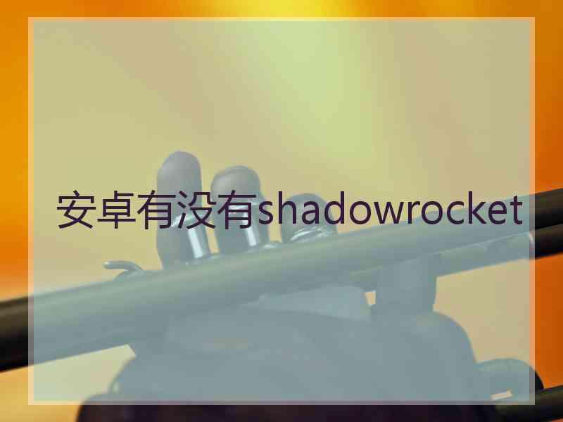 安卓有没有shadowrocket