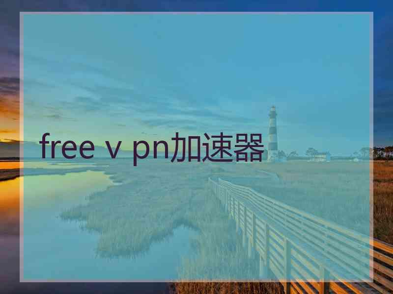 free v pn加速器