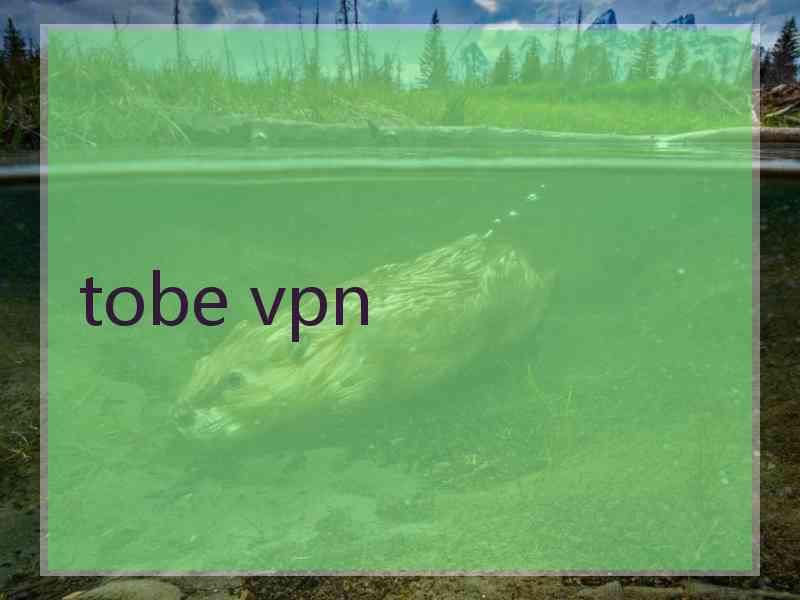 tobe vpn