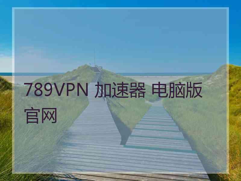 789VPN 加速器 电脑版 官网