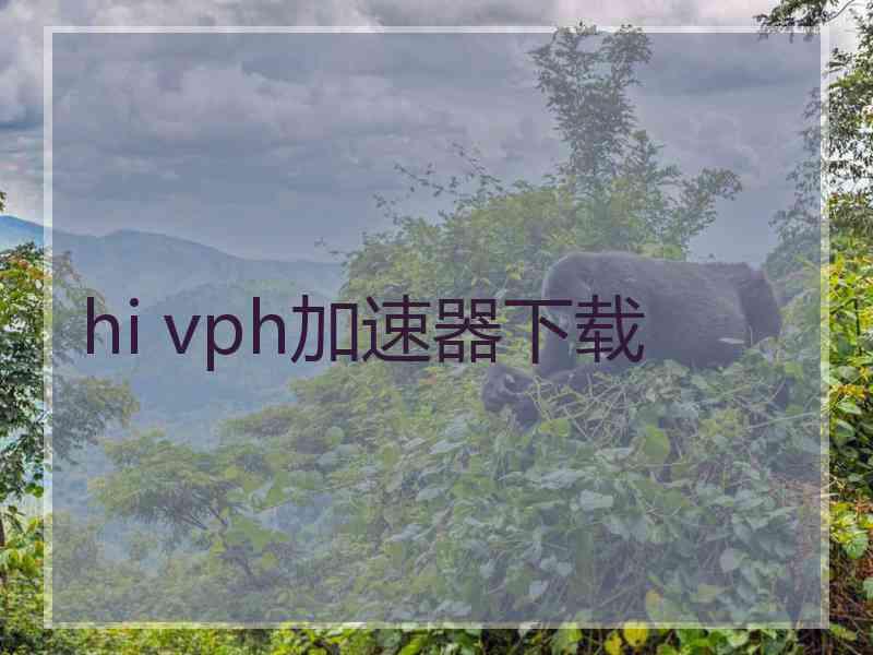 hi vph加速器下载