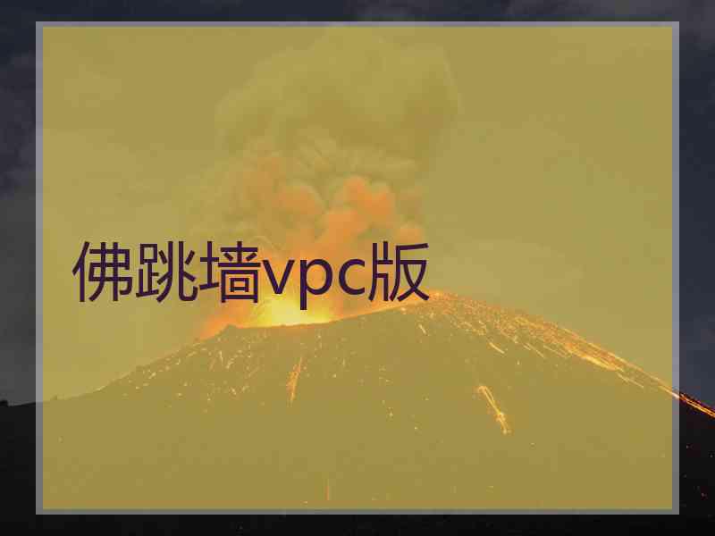 佛跳墙vpc版