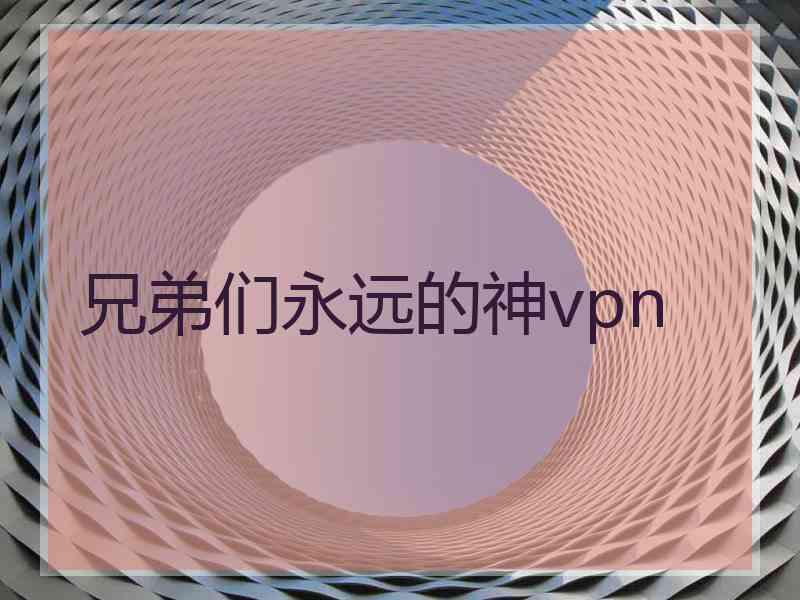 兄弟们永远的神vpn