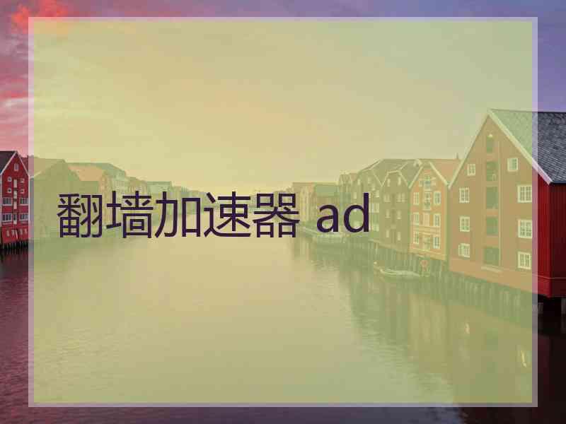 翻墙加速器 ad