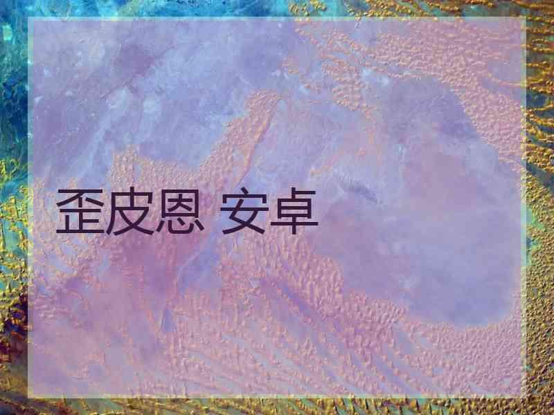 歪皮恩 安卓