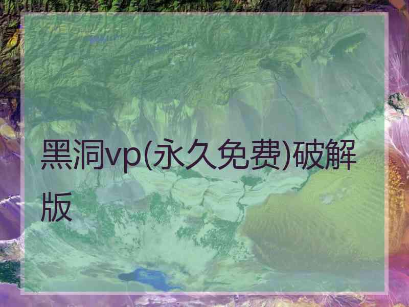 黑洞vp(永久免费)破解版