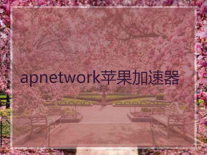 apnetwork苹果加速器