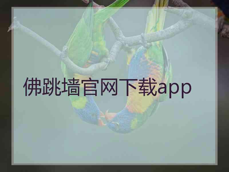 佛跳墙官网下载app