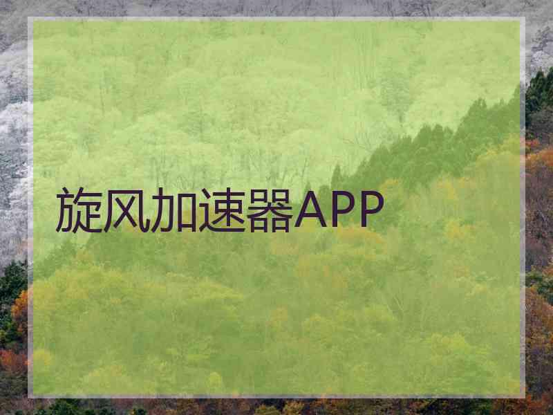 旋风加速器APP