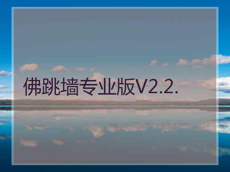 佛跳墙专业版V2.2.