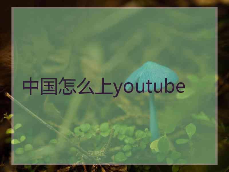 中国怎么上youtube