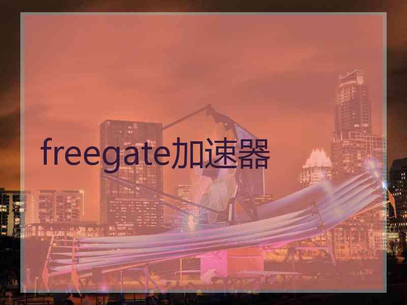 freegate加速器