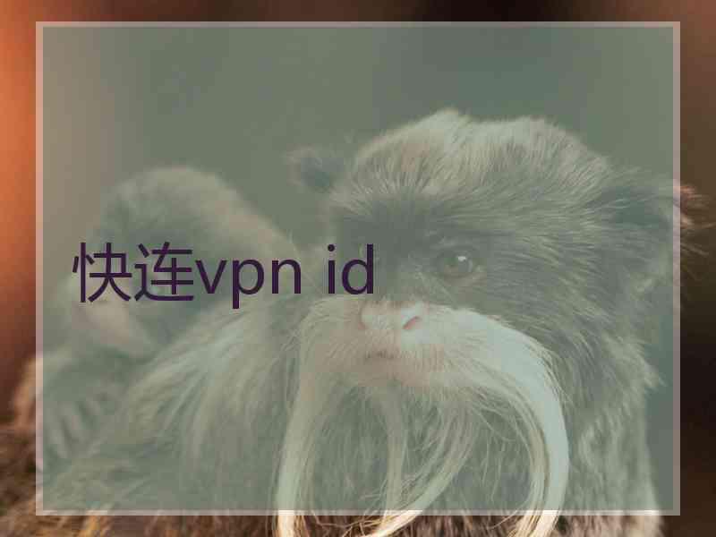 快连vpn id