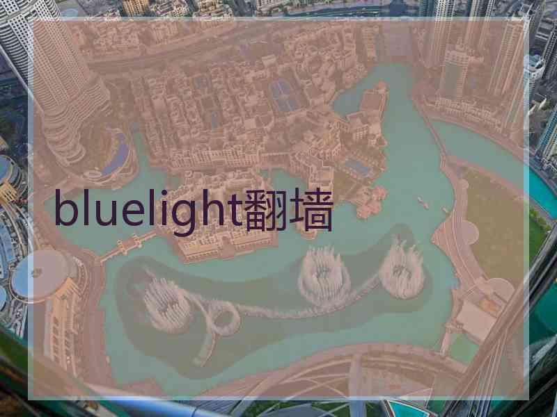 bluelight翻墙