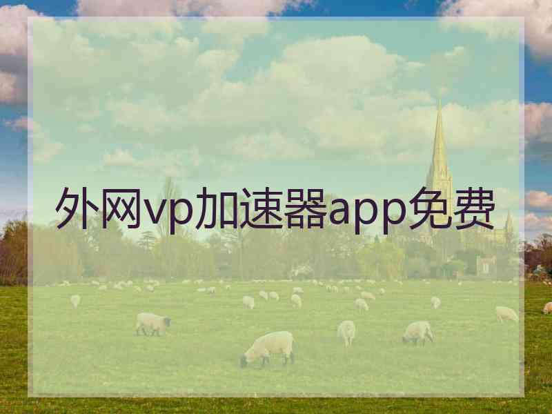 外网vp加速器app免费