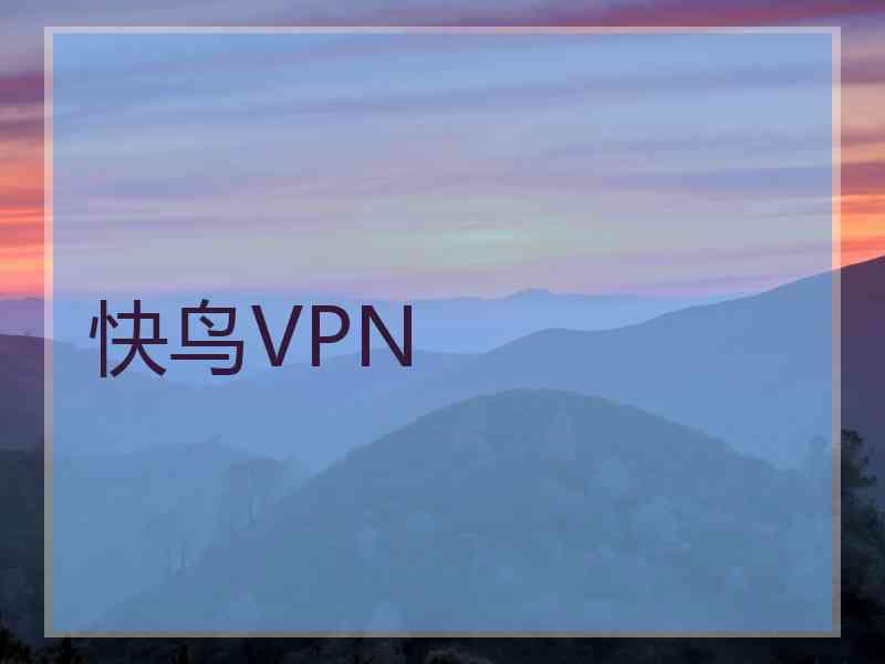 快鸟VPN