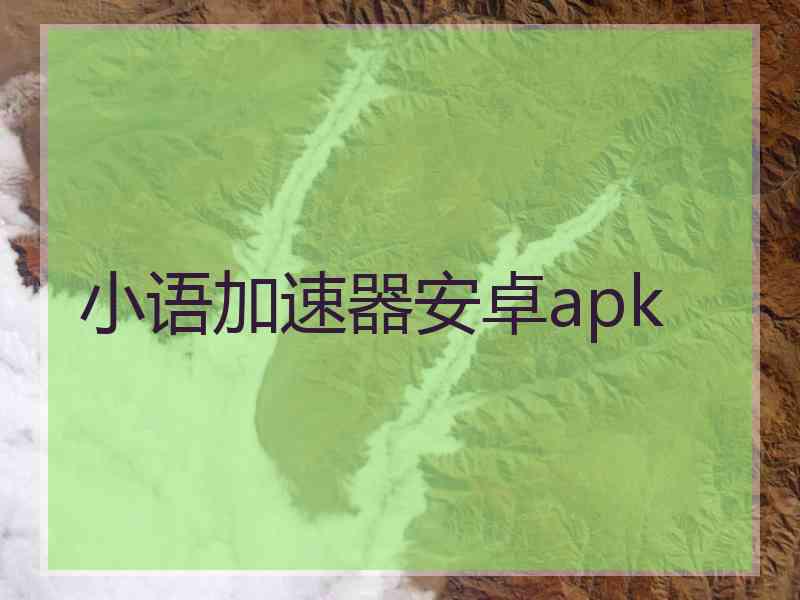 小语加速器安卓apk