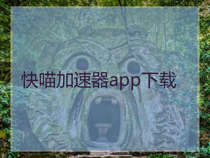 快喵加速器app下载