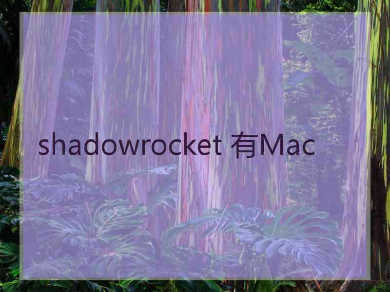 shadowrocket 有Mac