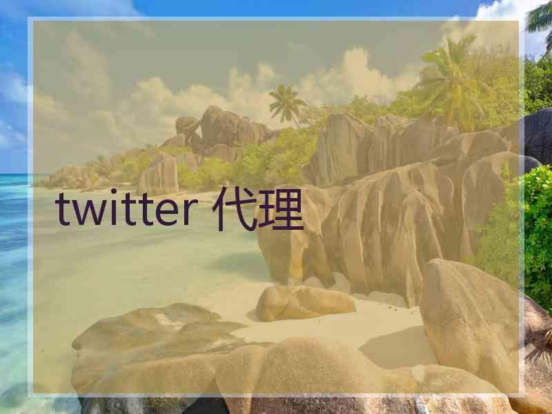 twitter 代理