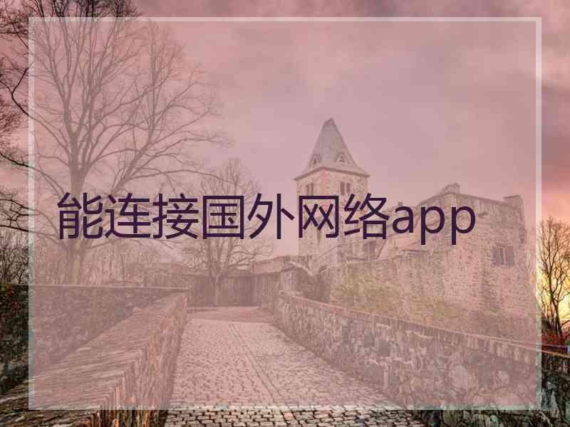 能连接国外网络app